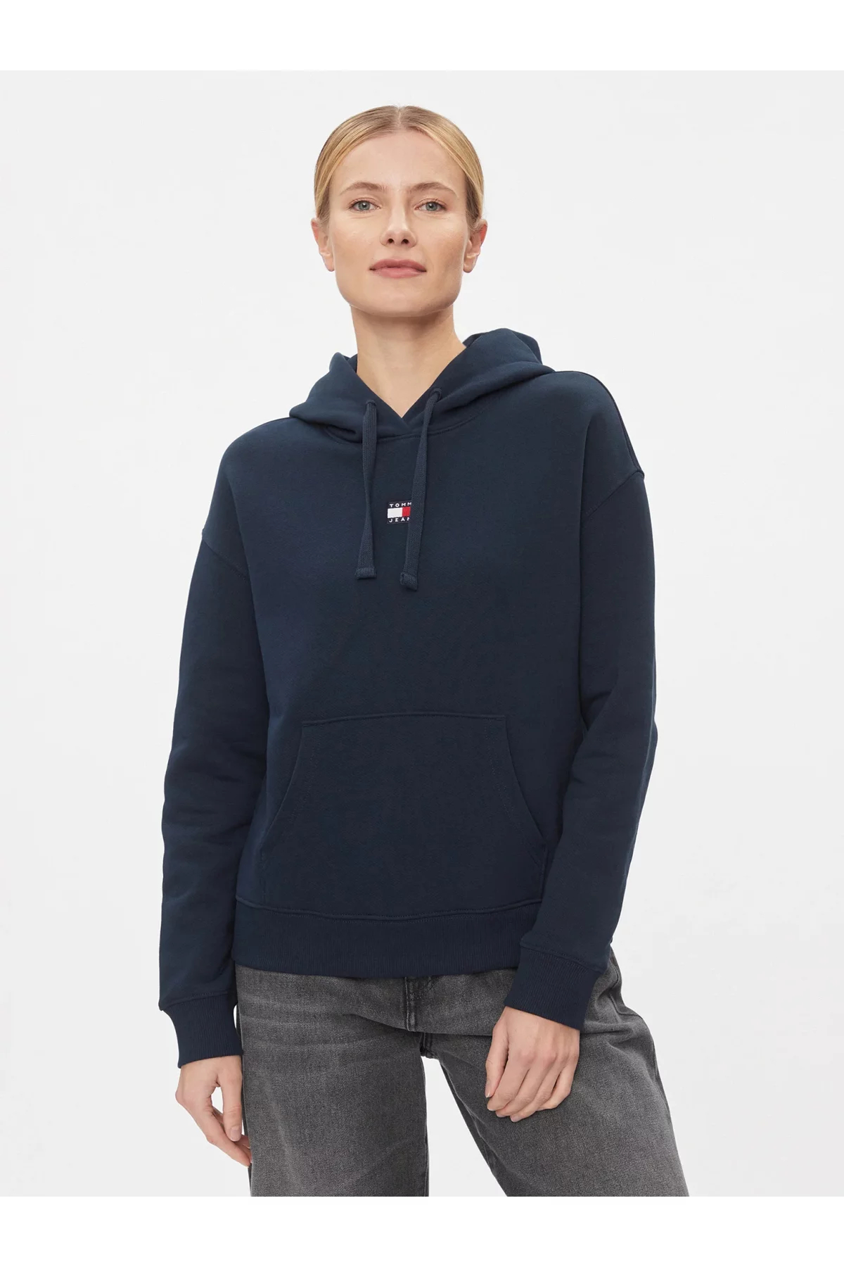 Tommy Jeans DW0DW17326 Mikina Tmavě modrá S