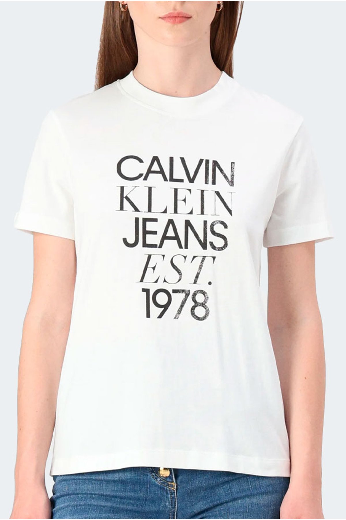 Calvin Klein J20J224910 Tričko Bílé L