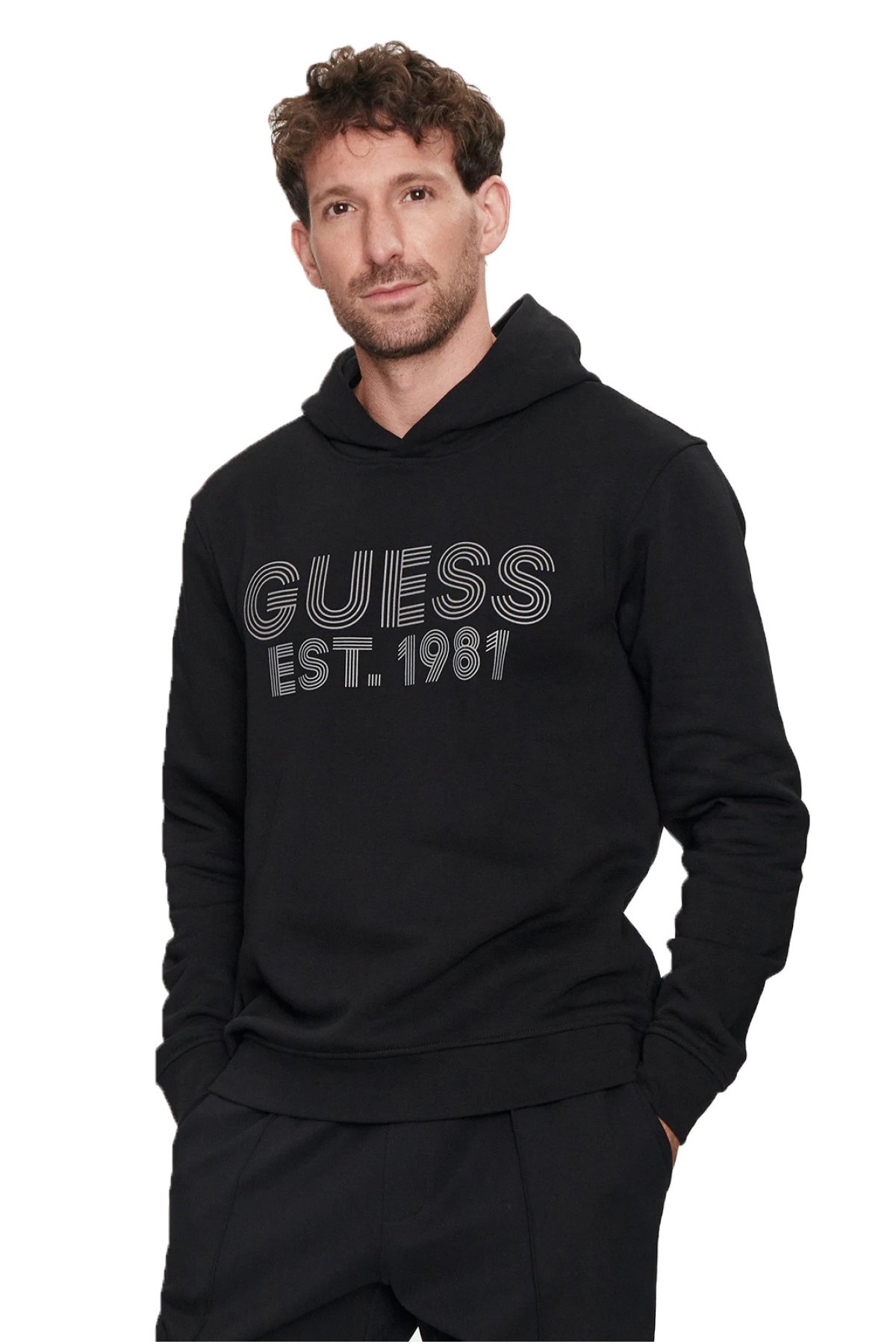 Guess Jeans M4YQ36 K9Z21 mikina černá L